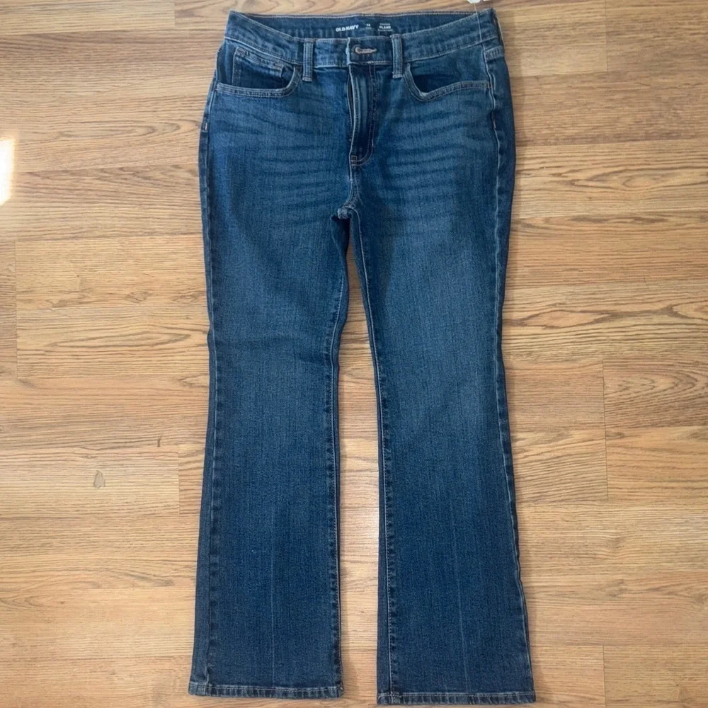 Old Navy Dark Blue Boot Cut Jeans